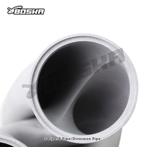 Tuyau de raccordement universel pour silencieux d'échappement en acier inoxydable de haute qualité OEM de 2,5 pouces pour voitures BMW Audi VW <span class=keywords><strong>Abarth</strong></span> 1,5 mm - Product Image 5