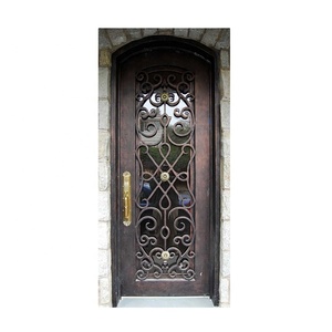 Standard vitrage extérieur en fer forgé portes françaises fenêtre à coupure thermique - Product Image 6