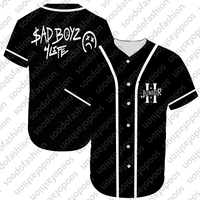 Chemises imprimées de logo personnalisé en usine de haute qualité en gros uniformes de baseball unisexes respirants de style mexicain américain