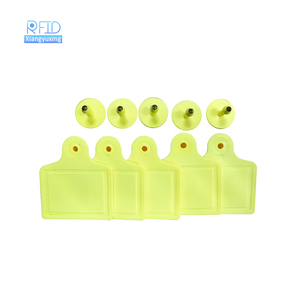 Étiquette d'oreille pour animaux en plastique électronique 868 MHz NFC EM4305 étanche RFID Mini 30 mm de diamètre Bouton pour porcs, vaches, bovins, animaux de compagnie - Product Image 4