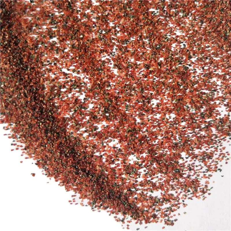 China Hot Sale Red Raw Rough Industrial Abrasivo Areia Garnet para corte jato de água e jateamento