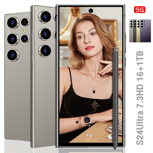 Original Novo S24 Ultra 5G Smartphone 16GB + 1TB 5G Dual SIM Android 14 Celular Com 65W Carga Rápida e Jogos Características - Product Image 1