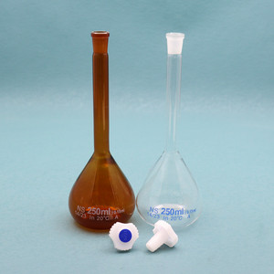 Matraz volumétrico de laboratorio de vidrio, matraz de medición de alta calidad - Product Image 3