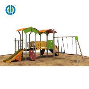 Toptan çocuk modüler yeni çocuklar slayt ve açık oyun alanı ekipmanları salıncak - Product Image 1