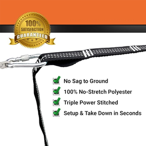 Vente chaude Camping <span class=keywords><strong>Hamac</strong></span> Sangles 1000 LBS Non-Stretch Tree Strap <span class=keywords><strong>pour</strong></span> <span class=keywords><strong>Hamac</strong></span> <span class=keywords><strong>Suspension</strong></span> System <span class=keywords><strong>Kit</strong></span> - Product Image 3