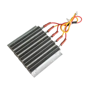 1000W AC DC 36/48/60V ptc ceramic heater conductive industrial heater air finned heating element With Stand Corrugated Strips
