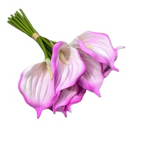 Künstliche Calla-Lilien Blumenstiele für Hochzeits-Blumenarrangements, Heimdekoration, Wohnzimmer und Esstisch