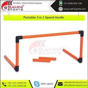 Haies d'agilité d'entraînement de football pliables 3 en 1 de haute qualité faciles à transporter - Product Image 5