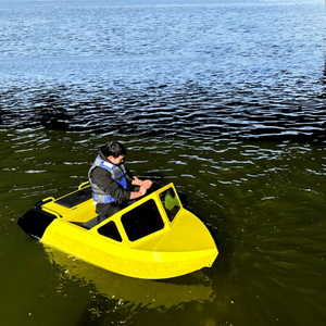 Bote de Carreras Eléctrico de Alta Velocidad, 175x103cm, Plástico Ligero, para 2 Personas, para Lagos y Ríos, Entretenimiento Acuático - Product Image 1