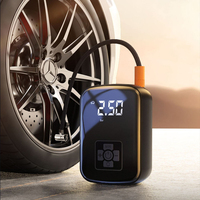 Compresseur Gonfleur de Pneus Filaire 12V 150 PSI, Mini Pompe à Air Portable Électrique Numérique pour Voiture, Vélo et Ballons