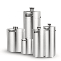 Conteneur de distribution de bière carbonatée portable 2L/3.6L/4L/5L pour pique-nique/barbecue/fête de brassage à la maison