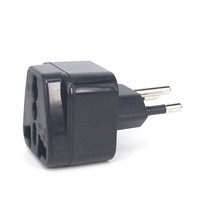 Adaptateur de prise suisse avec prise de type J 10A250V, couleur blanche, rallonge universelle pour voyages commerciaux, adaptateur Schuko vers prise suisse
