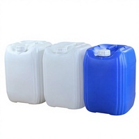 Conteneur d'emballage de liquide chimique de haute qualité personnalisé de 25 L, bouteille carrée avec gravure sur le couvercle, matériau PP PET, couleur personnalisée, bouchon à vis