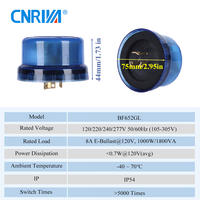 CNRIYA Enchufe con Sensor Fotoeléctrico de Control de Luz, Interruptores Inductivos de Bloqueo Giratorio para Alumbrado Público Diurno y Nocturno, LED Disponible