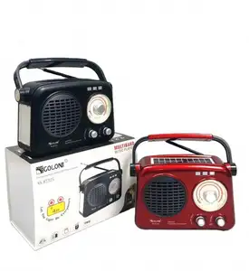 GOLON RX-BT32S FM AM SW 3 Band Vintage Retro Radio With Solar With Light With USB SD TF Mp3 Player