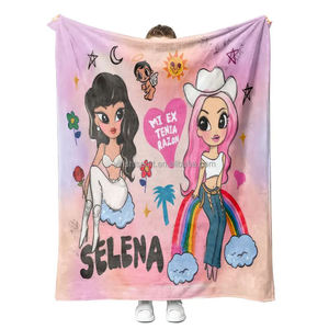 Nouvelle arrivée Karol G Bichota saison Peso Pluma couverture personnalisée couleur imprimé doux canapé voyage jeter couverture - Product Image 5