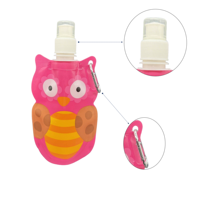 Bouteille d'eau pliable, durable, sans BPA, avec bec verseur, poche pour bouteille d'eau pliable, sac à eau pliable avec mousqueton pour les voyages