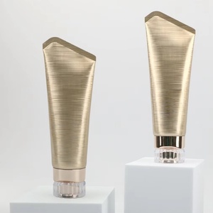50ml 100ml Empty Aluminum <b>Plastic</b> High Glossy Material Squeeze Soft <b>Tube</b> Cosmetic Packaging 7Shape End For Skin Care Facial - Product Image 5