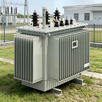 Transformateur extérieur immergé dans l'huile MingZheng S13 125KVA 500KVA 800KVA 20kv triphasé 50/60Hz à enroulement cuivre/aluminium