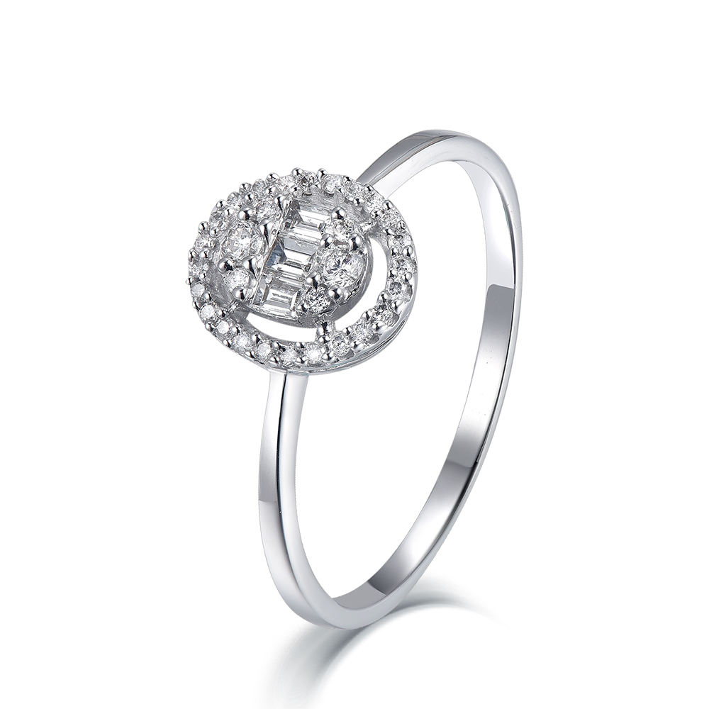 9K white gold/yellow gold/rose gold