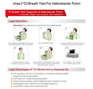 Spectromètre infrarouge Ananlyzer C13 IR 200, kits de test H. Pylori 75mg 50mg, équipement H. Pylori IR-FORCE 200 - Product Image 6