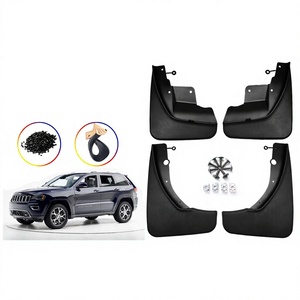 Pour Grand Cherokee 11-22, garde-boue en plastique noir pour roues, pare-boue de pneus, amélioration de la protection contre la poussière - Product Image 5