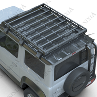 Fabricant de pièces de véhicules tout-terrain en acier et aluminium Echelle latérale de galerie de toit de voiture en gros pour Suzuki Jimny 2018 + 3 portes 5 portes 4x4