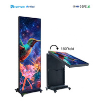 Pantalla LED de Alta Luminosidad para Señalización Digital, Tótem con Soporte para Carteles LED, Pantalla LED para Publicidad y Marketing