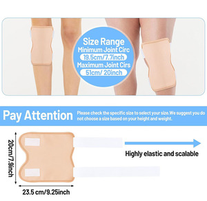 Compresa de Aceite de Ricino Reutilizable para Rodillas, Piernas y Brazos, Kit de Envoltura Ajustable con Aceite de Ricino - Product Image 2