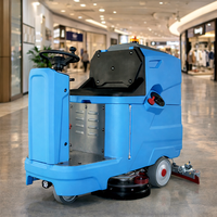 Machine à laver et à frotter le sol, mini laveuse industrielle rechargeable, balayeuse pour l'entretien des sols
