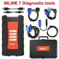 La mejor calidad Cummins INLINE 7 Adaptador de enlace de datos en línea Cummins Truck Herramienta de diagnóstico con Cummins In-site 8,7 Software más nuevo