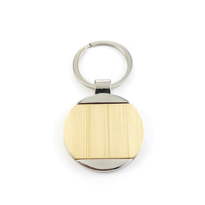 Llavero <span class=keywords><strong>de</strong></span> Madera y Metal con Logotipo Personalizado, Regalos Promocionales Empresariales al por Mayor para Eventos Corporativos y <span class=keywords><strong>Ferias</strong></span> Comerciales - Product Image 3