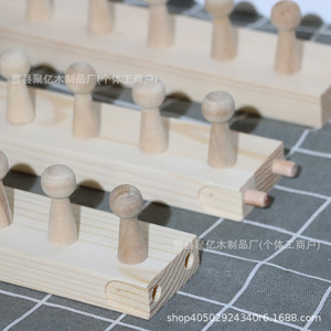 Machine à tricoter modulaire en bois pour couvertures et écharpes, équipement de tricot artisanal en bois plat simple pour le bricolage - Product Image 2