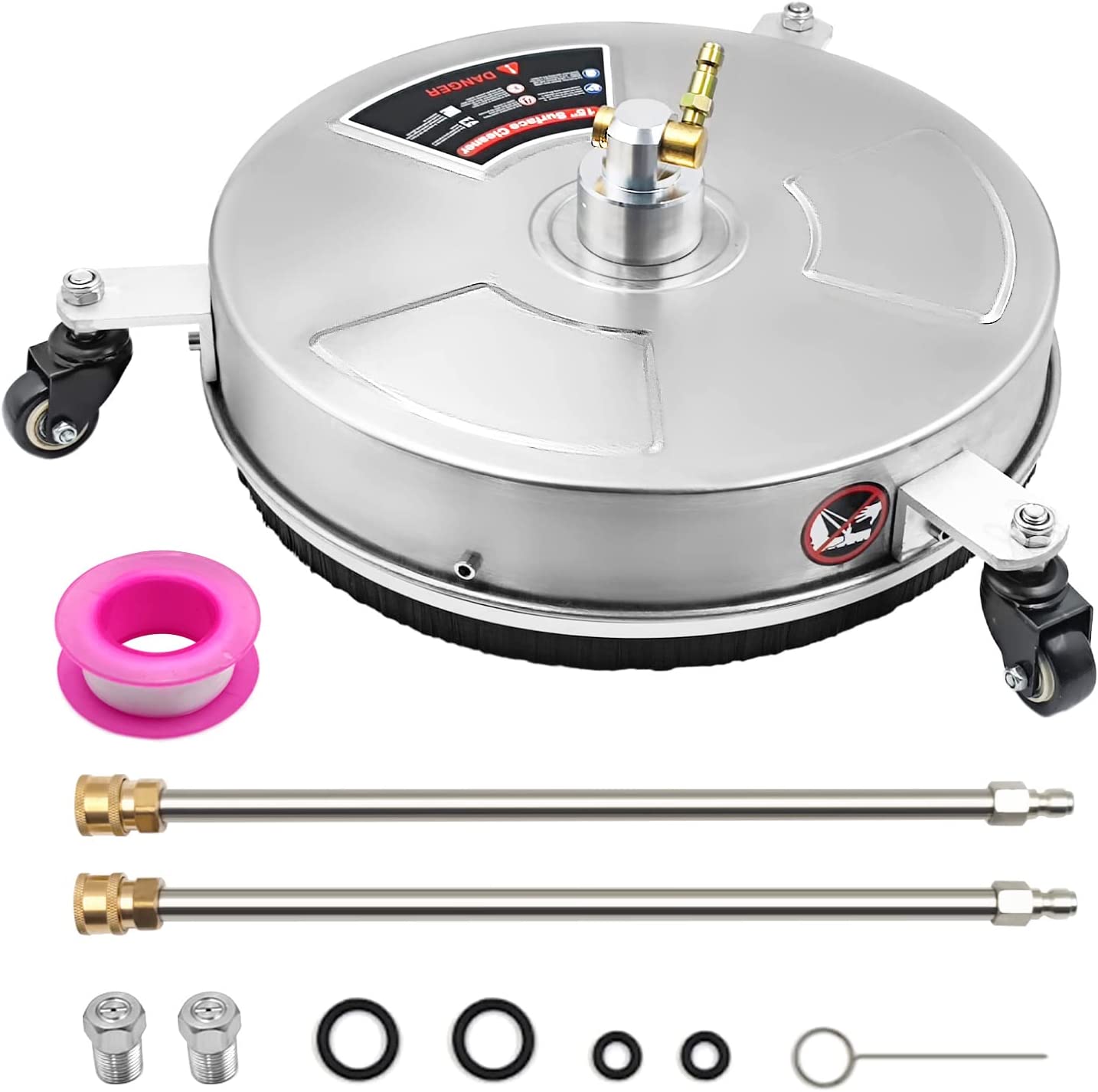 Уличный многофункциональный очиститель поверхностей 4000 Psi 4 Gpm, профессиональный очиститель поверхности для мытья под давлением