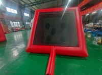 Cible de tir de football gonflable en PVC commercial, but de pénaltys gonflable pour la location d'événements et de fêtes de carnaval