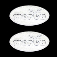 Patchs PU/PVC personnalisés haute visibilité Matériau en polyester réfléchissant Imprimé et lavable pour les étiquettes de vêtements de cadeaux promotionnels