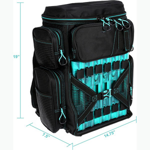 Échantillon gratuit OEM ODM Vente en gros Nouveau design Vert Imperméable Hommes Sacs d'extérieur Sac de pêche Sac à dos Sac banane - Product Image 4