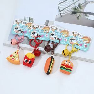 Nouvelle Collection : Porte-clés 3D en Caoutchouc Souple – Frites, Tomate, Pizza, et un Ensemble Complet de Porte-clés - Product Image 4