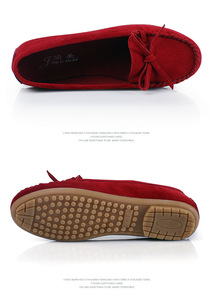 Mocassins décontractés classiques à semelle souple antidérapante pour <span class=keywords><strong>femme</strong></span>, avec nœud, chaussures plates polyvalentes et confortables pour la mère, chaussures de travail, <span class=keywords><strong>mules</strong></span> - Product Image 3