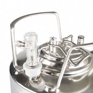 Vente en gros de fûts à <span class=keywords><strong>bière</strong></span> de <span class=keywords><strong>6L</strong></span>, 9L, 10L, 12L en acier inoxydable SS304, avec système de verrouillage à bille et à broche - Product Image 1