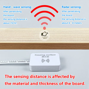 AC 110V-220V 2-in-1 Berührungsschalter Partition Induktiver Sensor Radar-Bewegungserkennung Handbewegungssensor Hohe Empfindlichkeit 6-8M Reichweite LED - Product Image 6