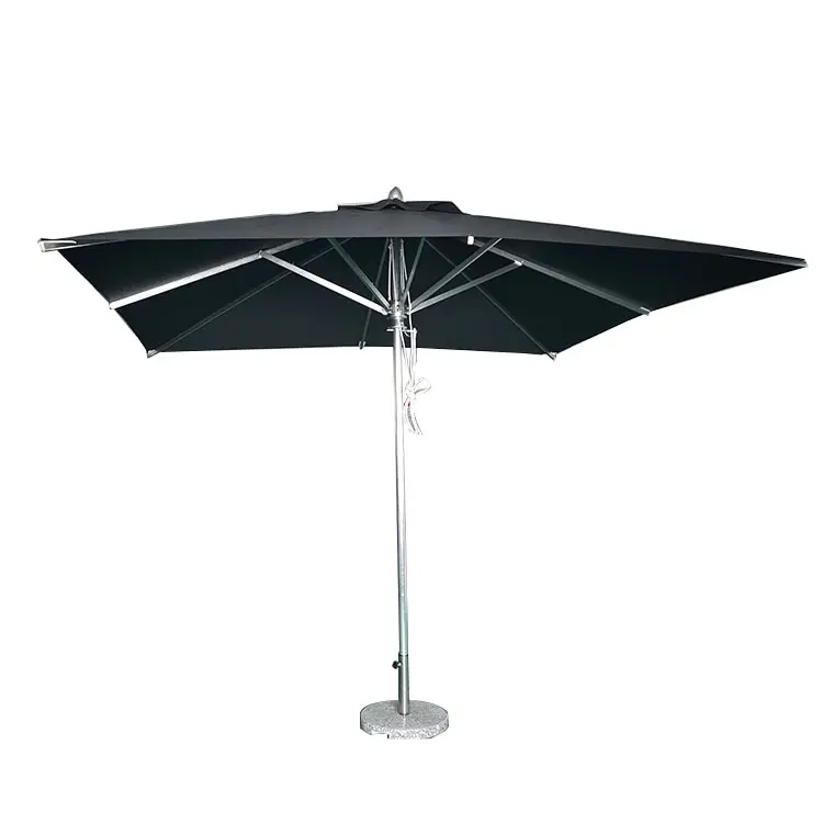 3m stärkeres Doppel-Riemens ch eiben system Holzrahmen Outdoor Luxus Commercial Patio Umbrella Möbel Verwendung