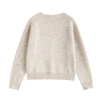 Pull-over long à manches longues pour fille, style preppy, en tricot argyle rouge de haute qualité, avec boutons tendance