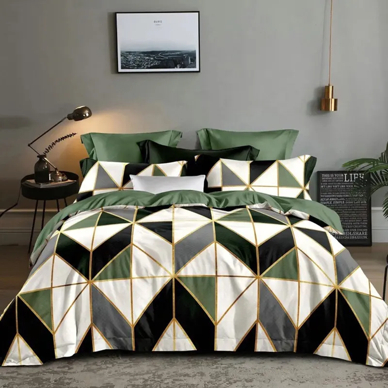 Modern Geometric King Bedding Sets Duvet Cover Set Pillowcase Duvet Covers 229*260 3pcs Bed Set