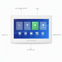 Estación de Control de Intercomunicación con Video SIP Grandstream GSC3574, Pantalla Táctil de 7 Pulgadas, Wi-Fi 6, PoE, Voz con IA, Full Dúplex