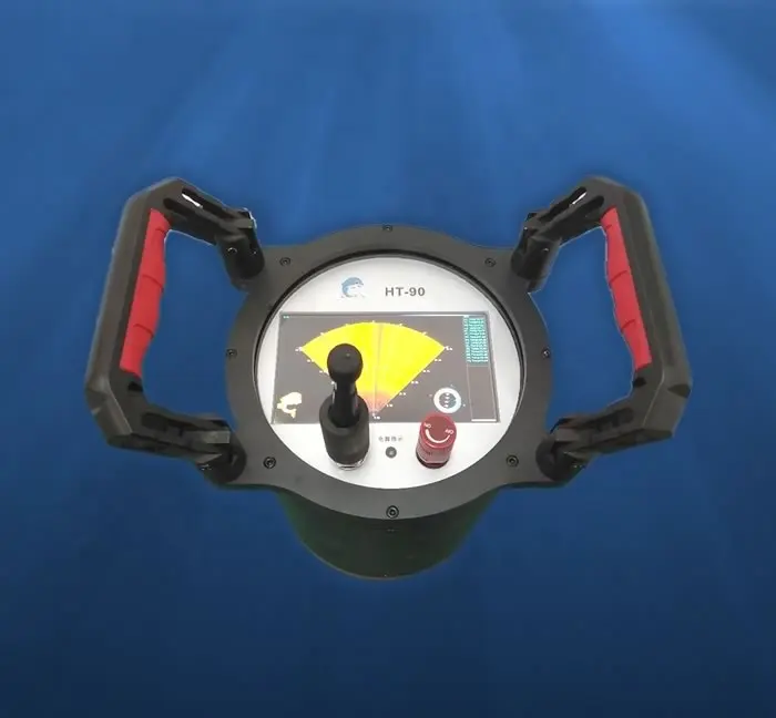 視認性の低い暗闇の中での探索救助検出のための水中ハンドヘルドマルチビームダイバービジュアルイメージングソナー