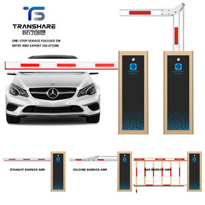 Toptan Transhare TS211 + 9912 otomatik plaka tanıma sistemi Park Metal düz Bar bom bariyer kapısı yüksek - Product Image 5
