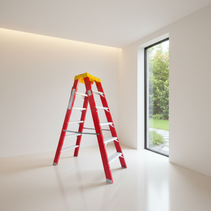 Venta Directa <span class=keywords><strong>de</strong></span> Fábrica: <span class=keywords><strong>Escalera</strong></span> Moderna <span class=keywords><strong>de</strong></span> Fibra <span class=keywords><strong>de</strong></span> Vidrio Aislada con Mecanismo <span class=keywords><strong>de</strong></span> Bloqueo, Tamaños <span class=keywords><strong>de</strong></span> 20, 24, 28, 32, 36 y 40 Peldaños para Electricistas - Product Image 1