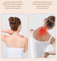Outil de Gua Sha chauffant avancé à 3 modes, gratte-fascia, mini pistolet de massage, masseur corporel, planche de Guasha électrique, couteau gratte-muscles