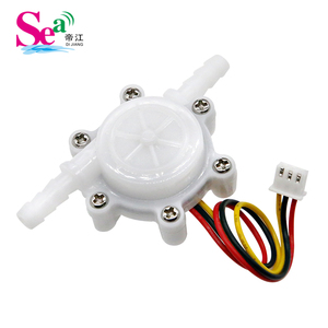 Capteur de débit en plastique POM OEM Dijiang ZJ-2103, compteur à effet Hall à turbine à impulsions NPN, débitmètre 0,01-1,5/0,3-5 LPM pour filtre RO - Product Image 4